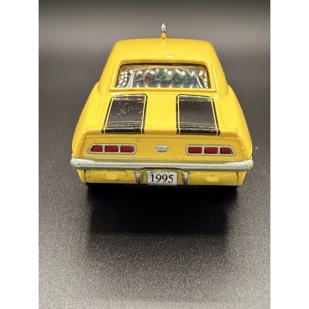 Hallmark Keepsake Ornament Christmas1995 Yellow 1969 Chevy Camaro Z28